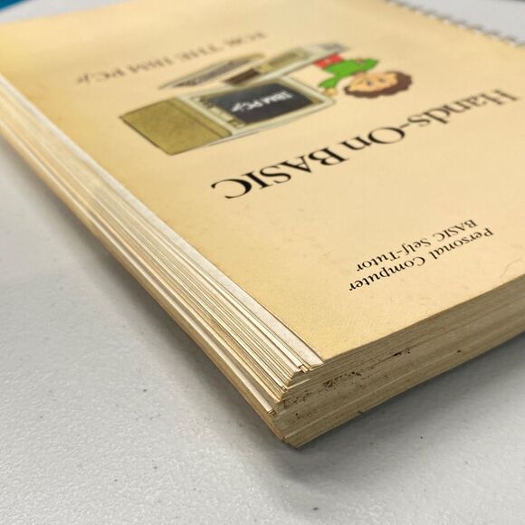 IBM PCjr Computer Manual Hands On Basic for 80s Personal Comp Spiral Book 1983 - Picture 13 of 16